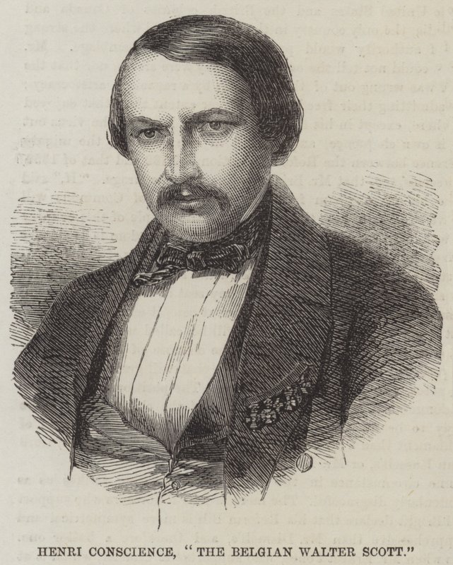Henri Conscience, "The Belgian Walter Scott" by English School