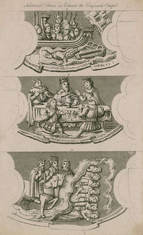 Historical Frieze in Edward the Confessor