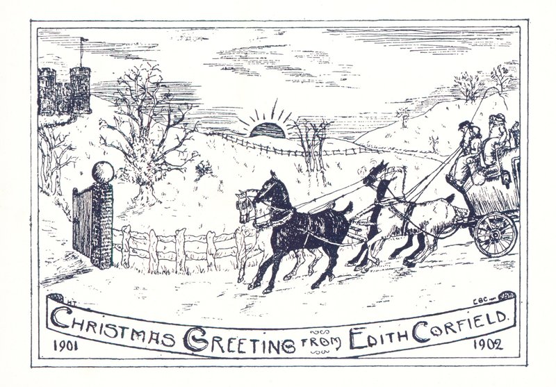 Horse and Carriage travelling to The Castle by English School