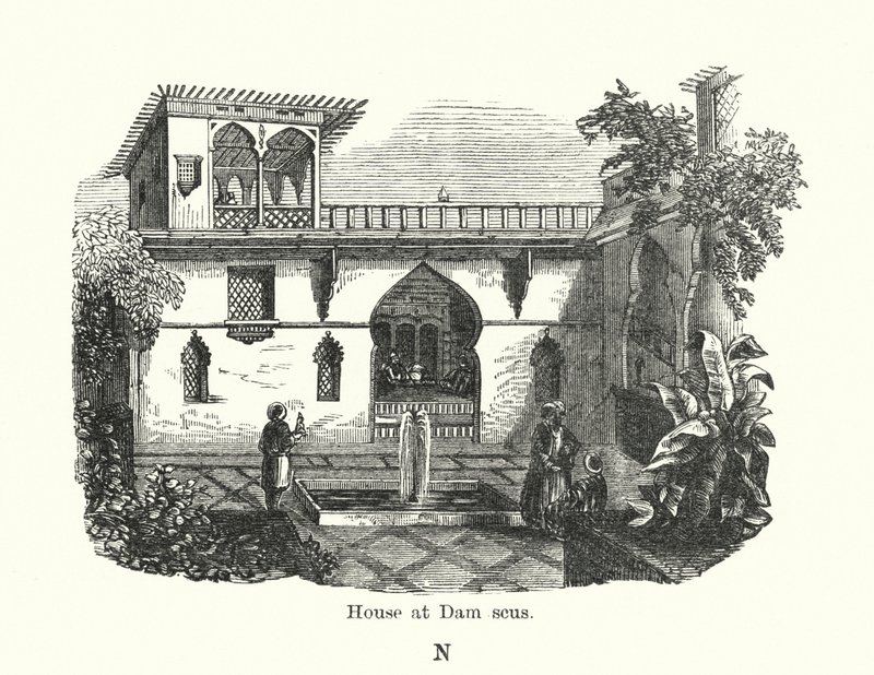 House at Damascus by English School