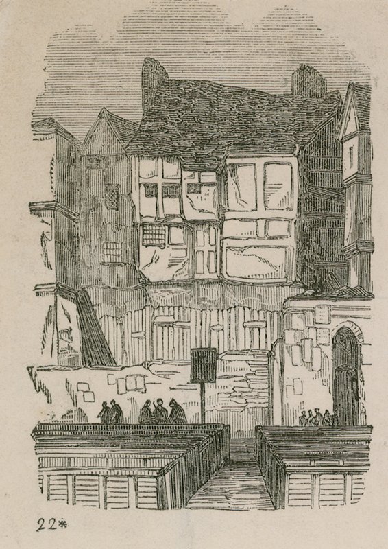 House in Long Lane, West Smithfield by English School