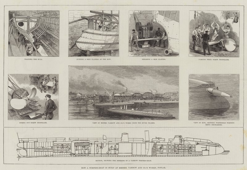 How a Torpedo-Boat is built at Messers Yarrow and Company