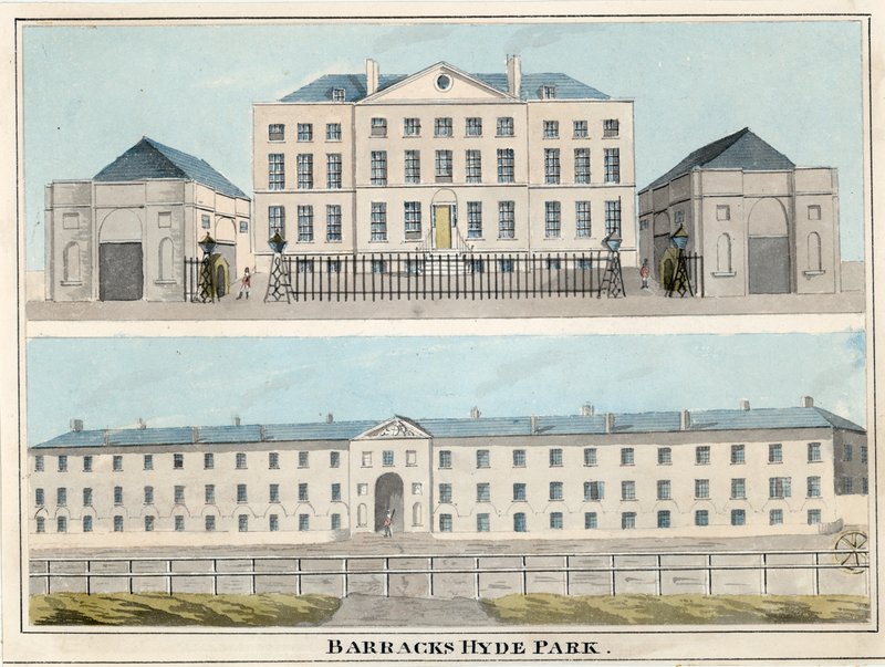 Hyde Park Barracks, London by English School