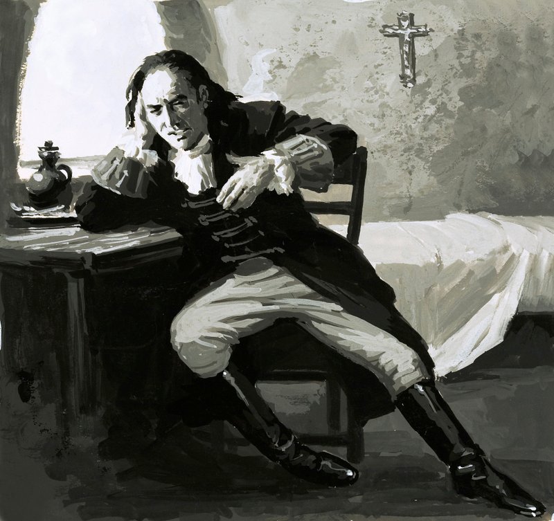 Illness Finally Caught Up with Peter the Great by English School