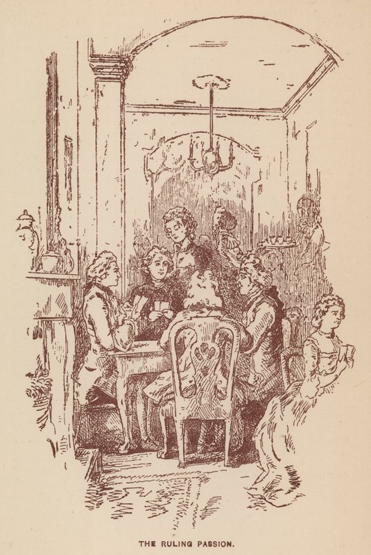 Illustration for The Virginians by Thackeray by English School