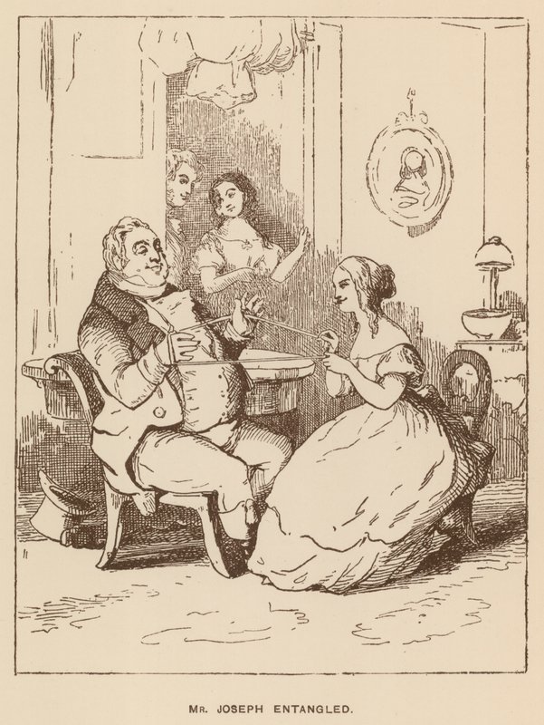 Illustration for Vanity Fair by Thackeray by English School