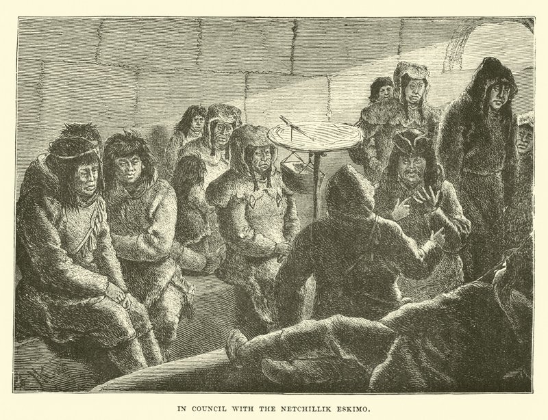 In council with the Netchillik Eskimo by English School