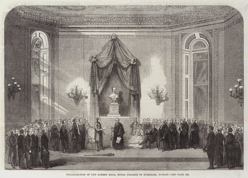 Inauguration of the Albert Hall, Royal College of Surgeons, Dublin by English School