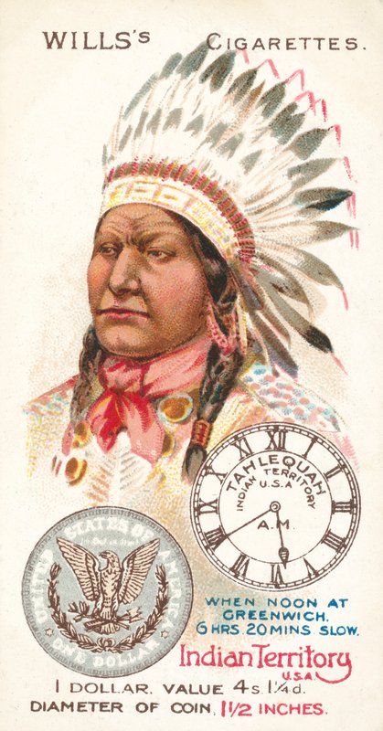 Indian Territory, USA, Dollar by English School