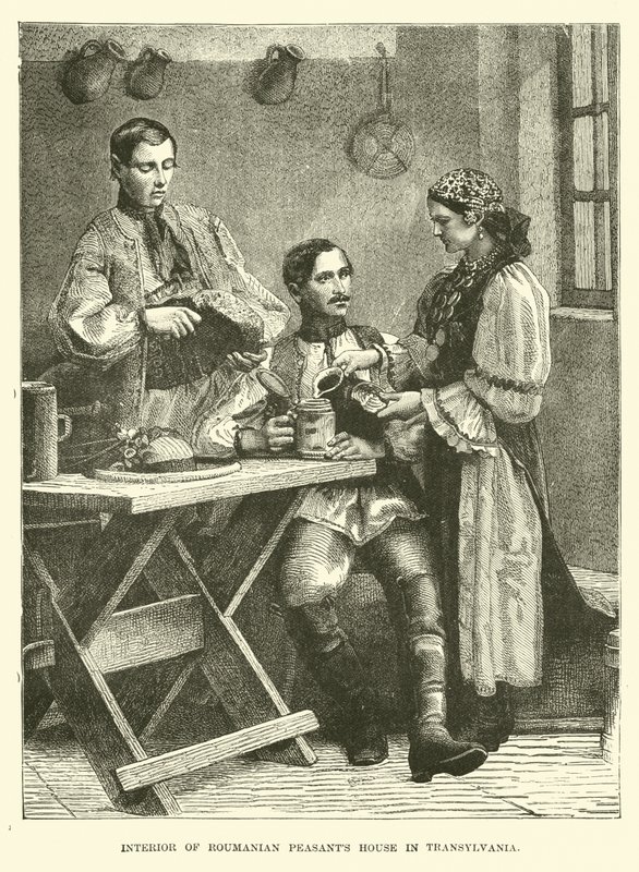 Interior of Romanian Peasant