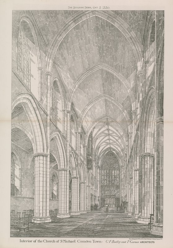 Interior of the Church of St Michael by English School