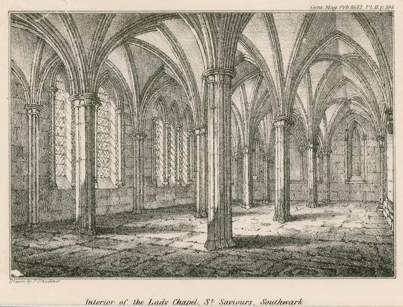 Interior of the Lady Chapel, St Saviour