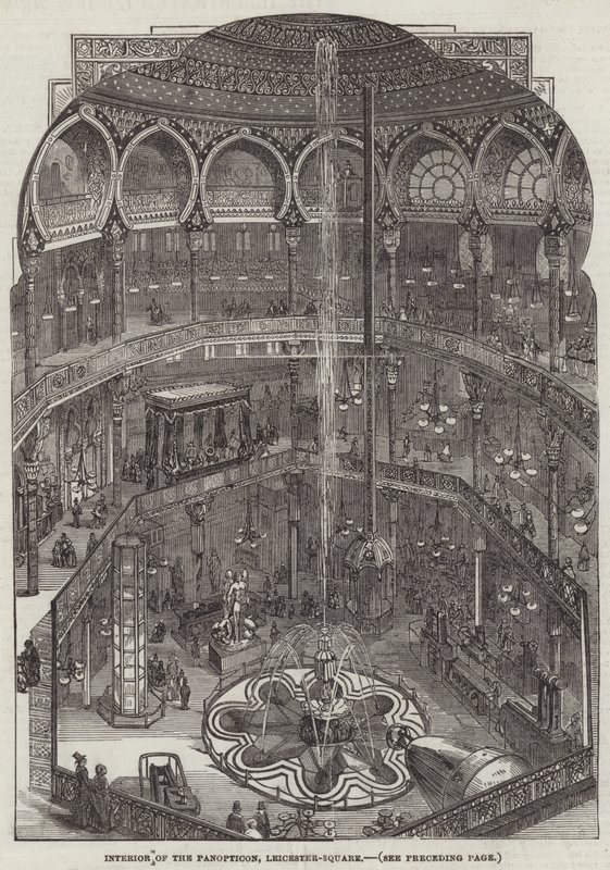 Interior of the Panopticon, Leicester-Square by English School