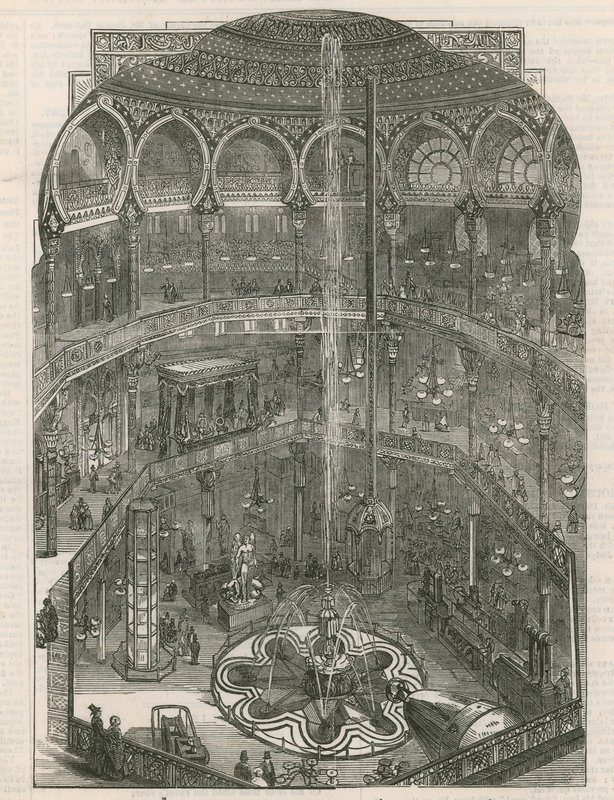 Interior of the Panopticon, Leicester Square, London by English School