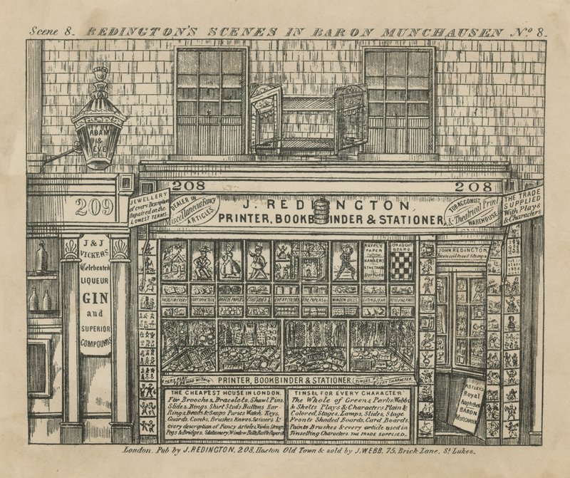 J. Redington Printer, Bookbinder and Stationer by English School