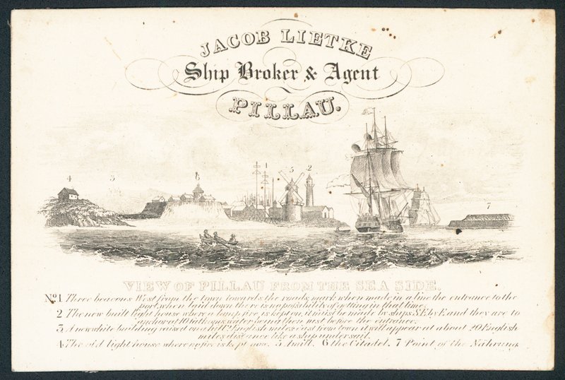 Jacob Lietke, ship broker and agent by English School