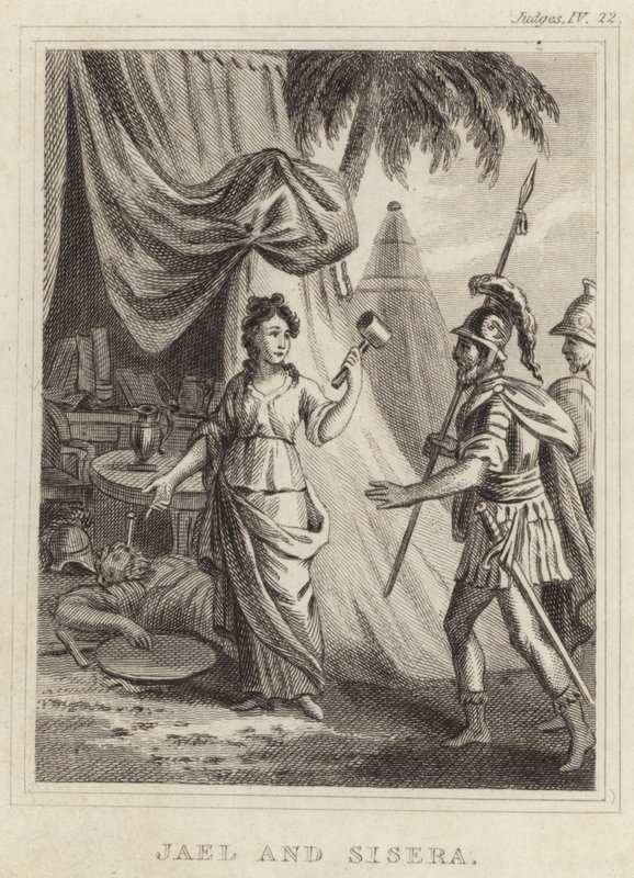Jael and Sisera by English School