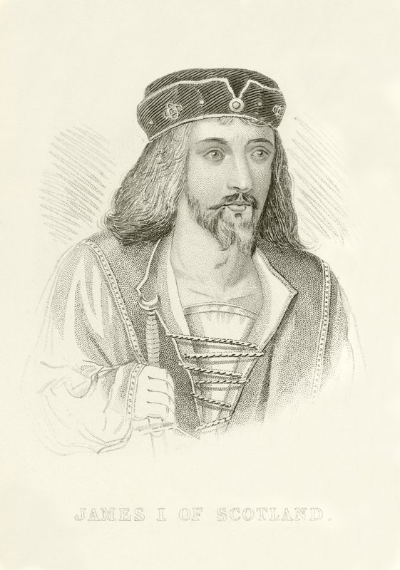 James I of Scotland by English School