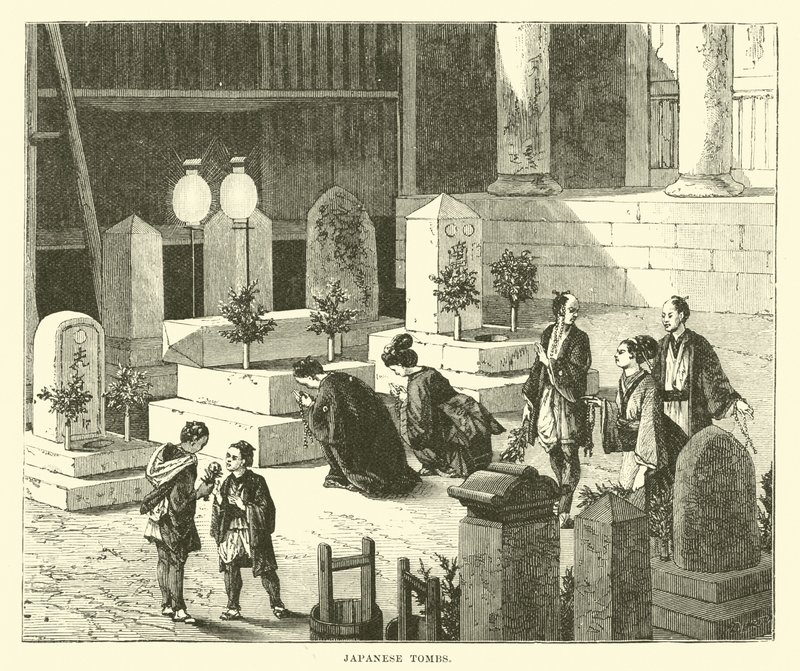 Japanese tombs by English School