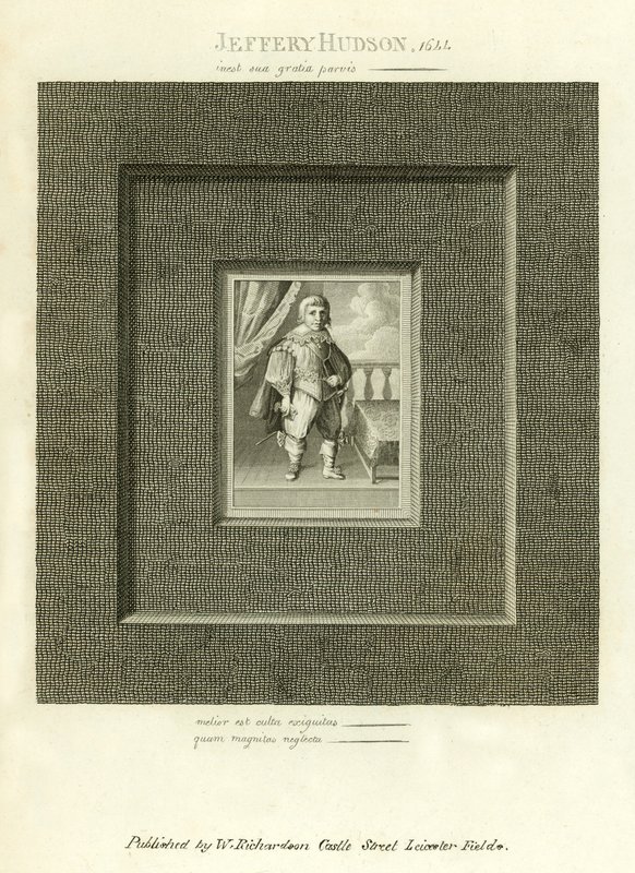 Jeffery Hudson, dwarf by English School
