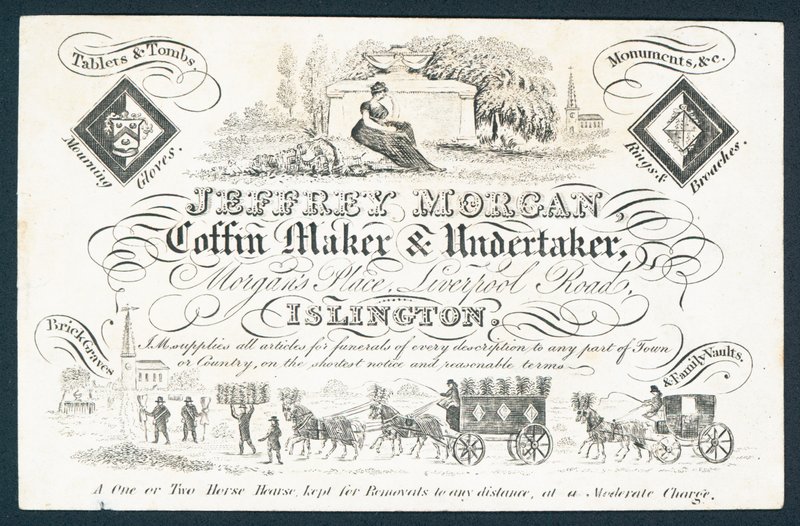 Jeffrey Morgan, coffin maker and undertaker by English School