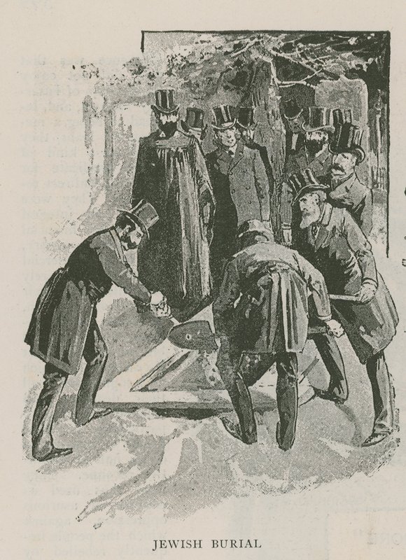 Jewish Burial by English School