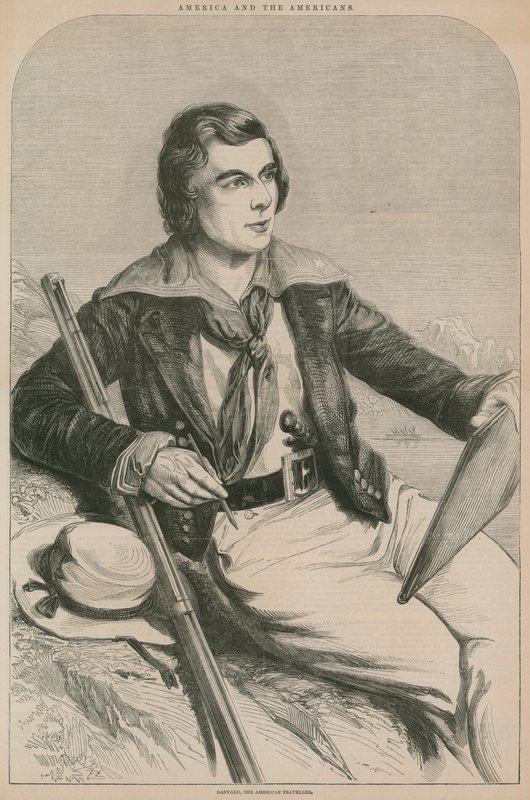 John Banvard, the American Traveller by English School