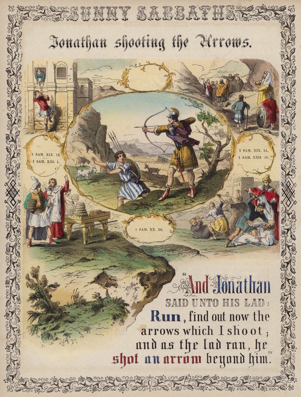 Jonathan shooting the arrows by English School