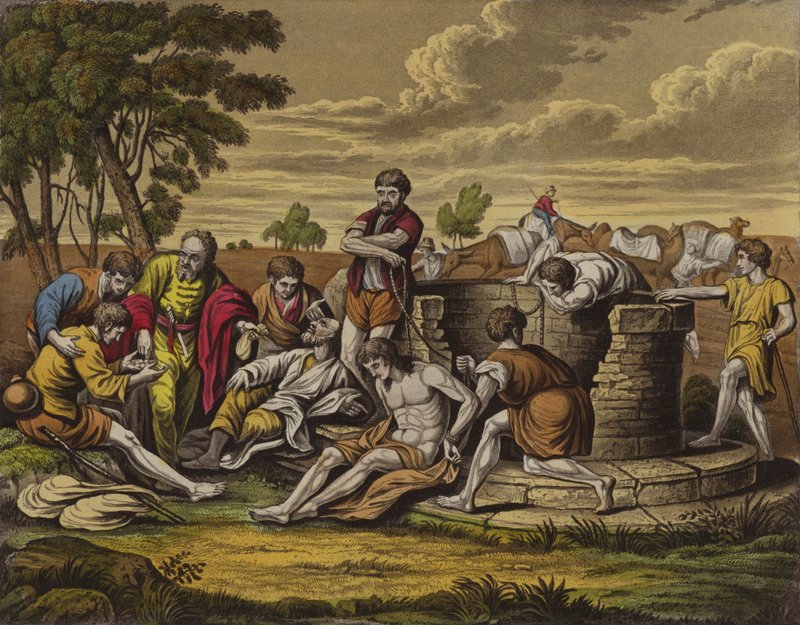 Joseph is Sold into Egypt by English School