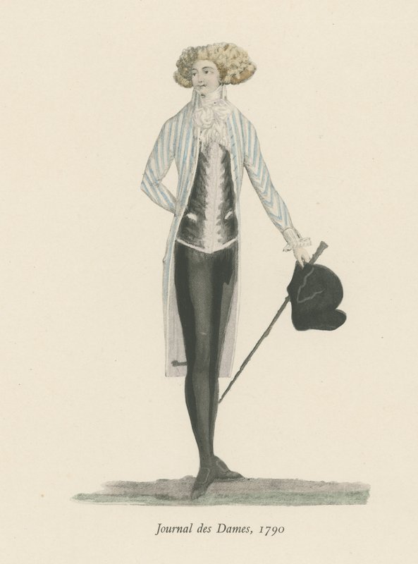 Journal des Dames, 1790 by English School