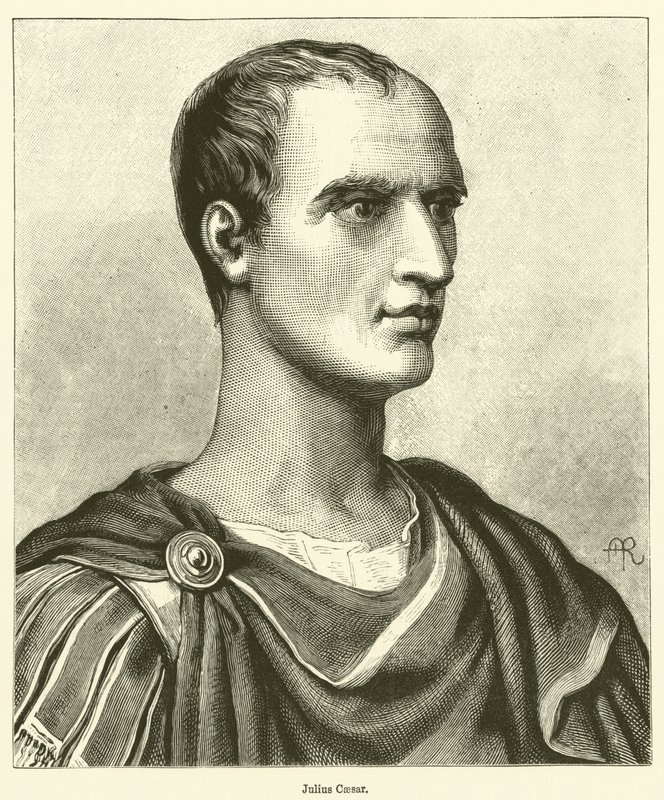 Julius Caesar (engraving) by English School