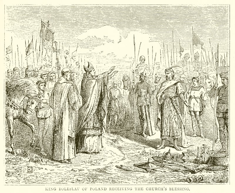 King Boleslav of Poland Receiving the Church
