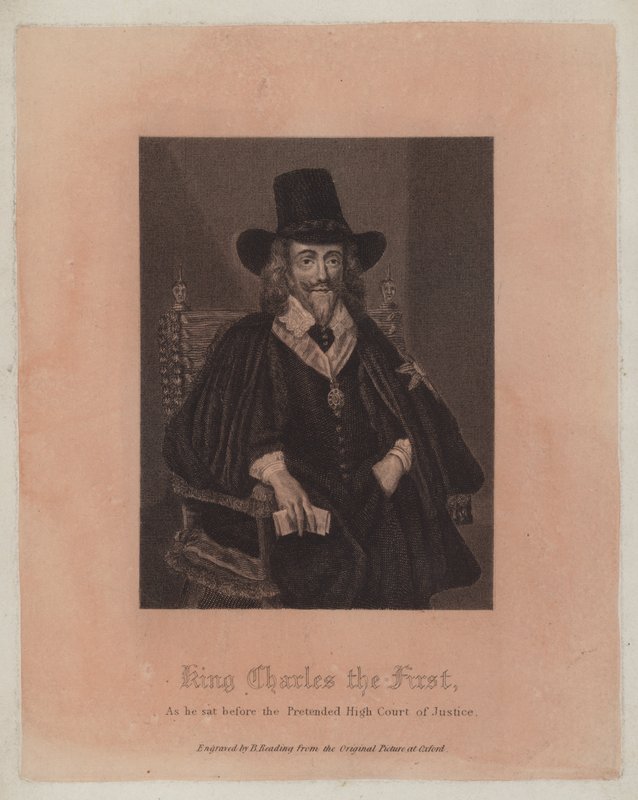 King Charles the First, as he sat before the Pretended High Court of Justice by English School