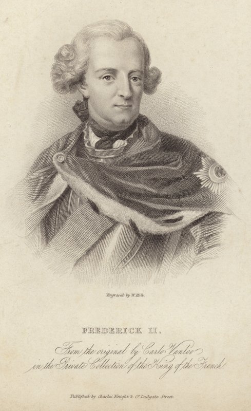 King Frederick II of Prussia by English School