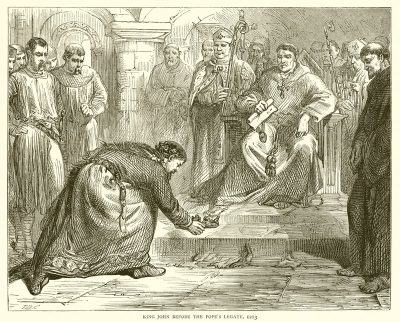 King John before the Pope
