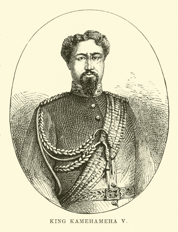King Kamehameha V by English School