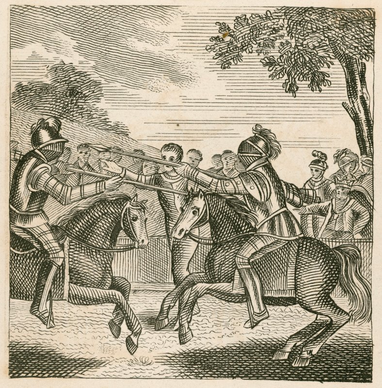 King Richard II Preventing the Duel Between the Dukes of Hereford and Norfolk by English School