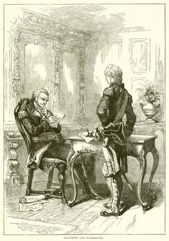 Lafayette and Washington by English School