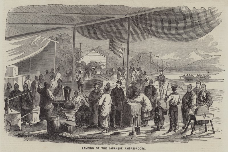 Landing of the Japanese Ambassadors by English School
