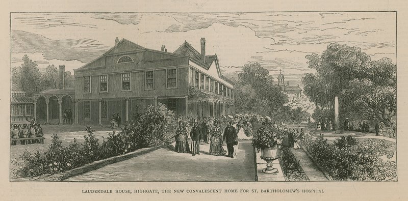 Lauderdale House, Highgate, London, the New Convalescent Home for St Bartholomew