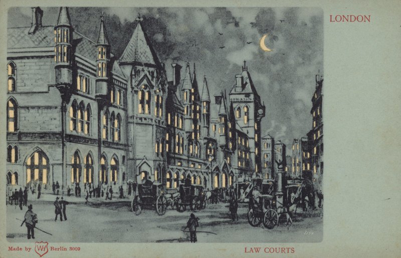 Law Courts, London by English School