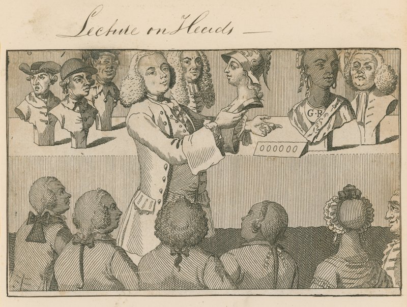 Lecture on Heads, at the Long Room, Opposite Sadler