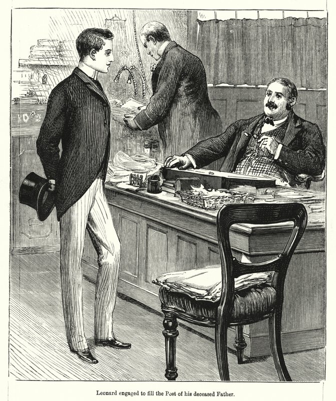 Leonard Engaged to Fill the Post of His Deceased Father by English School