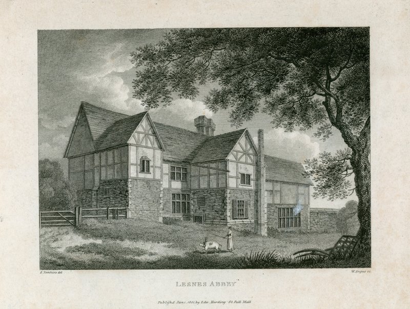 Lesnes Abbey in Kent by English School