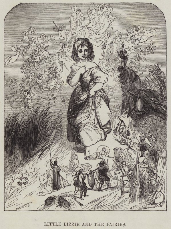 Little Lizzie and the fairies by English School