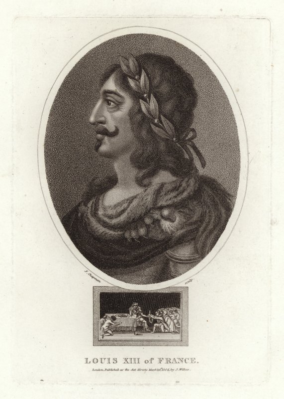 Louis XIII of France by English School