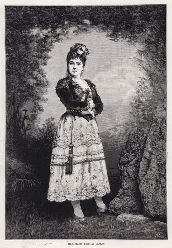 Madame Marie Roze as Carmen by English School