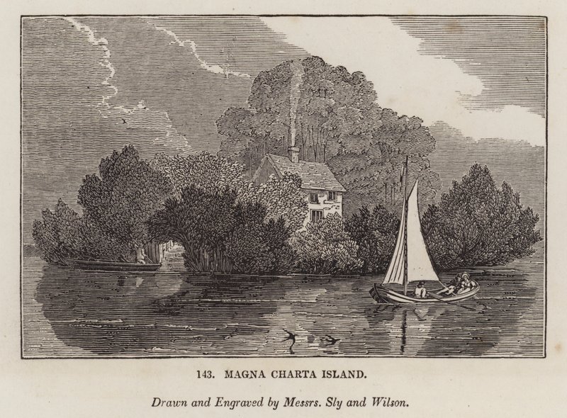 Magna Carta Island by English School