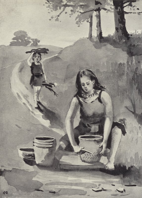 Making Pottery by English School