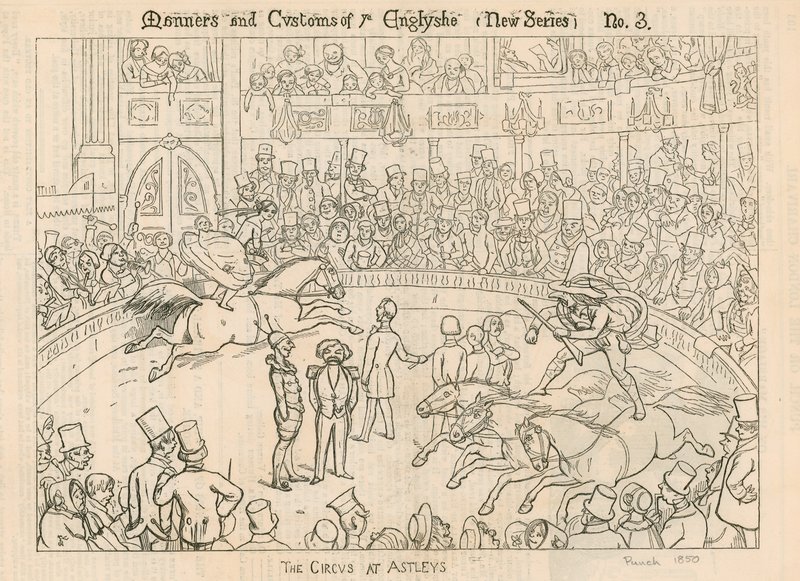 Manners and Customs of The English: The Circus at Astley